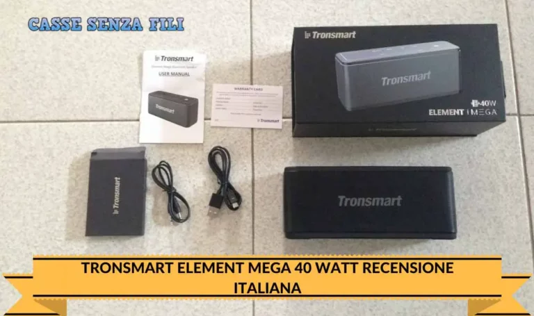 Tronsmart Element Mega 40 Watt Recensione